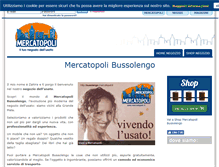 Tablet Screenshot of bussolengo.mercatopoli.it