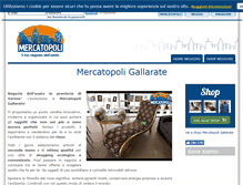 Tablet Screenshot of gallarate.mercatopoli.it