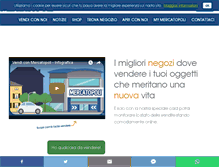 Tablet Screenshot of calcinaia.mercatopoli.it